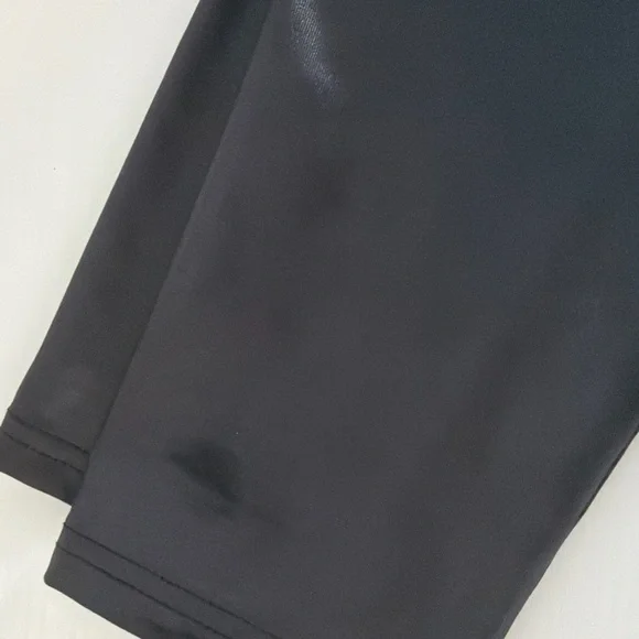 Wild Fable Black Faux Leather Leggings Size M High Rise Stretch Vegan - Picture 9 of 12